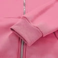 thumbnail image 5 of jtjvou Women's 2025 Zip Up Y2K Hoodies Casual Long Sleeve Sweatshirts Fall Spring Track Jackets with Pockets Pink XXL, 5 of 7