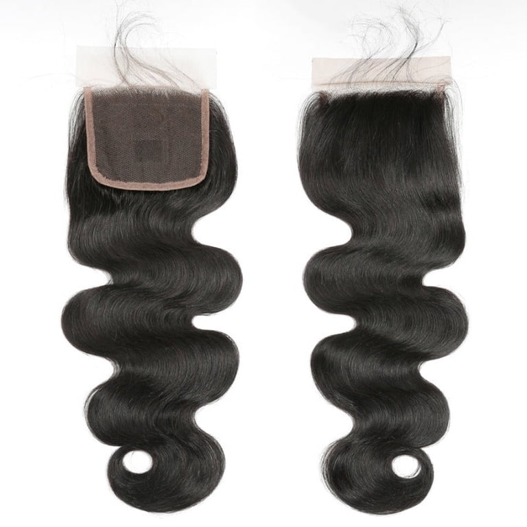 Ustar Body Wave Human Hair Weave Plus Closure Natural Black  display picture 2