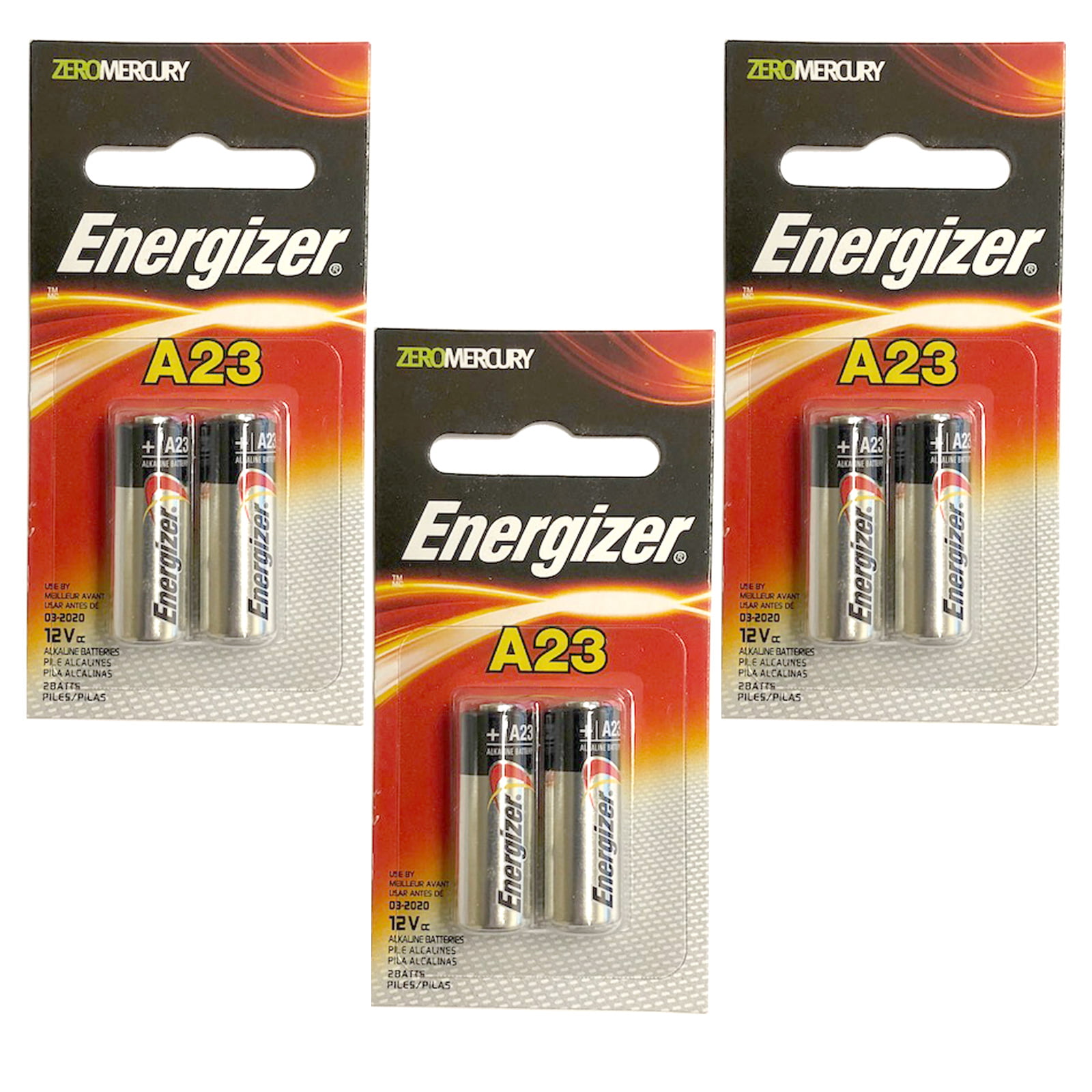 2-Pack 12 V Energizer E23A Battery