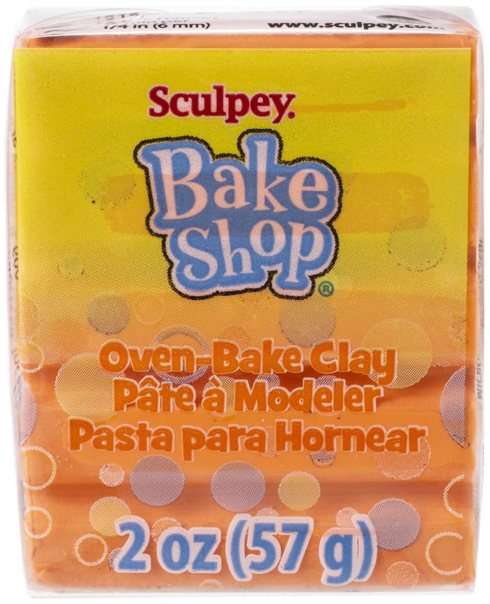 Sculpey Bake Shop OvenBake Clay 2ozOrange
