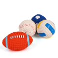 thumbnail image 4 of Juguete De Mordedura Molar Para Mascotas, Juguete Interactivo Para Limpieza De Dientes De Perro, Pelota De Entrenamiento Iq, Fútbol, ​​Rugby, Voleibol, Tenis seitruly HA022537-00, 4 of 7