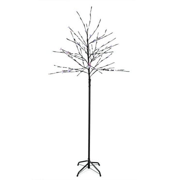 6' LED Lighted Cherry Blossom Flower Tree - Multi Color-Changing Lights