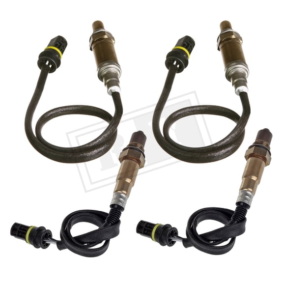 Ruiya 4Pcs Upstream   Downstream For 2003-2008 Mercedes-benz CLS55 AMG, E55 AMG, E320, E500, SL55 AMG O2 Oxygen Sensor