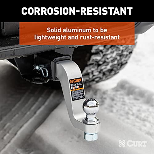 CURT MFG 45362 ALUMINUM BALL MOUNT (2' SHANK 8 00