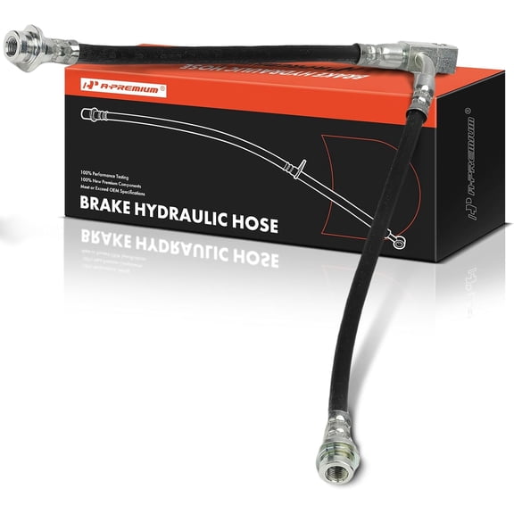 A-Premium Brake Hydraulic Hose Compatible with Select Infiniti, Nissan Models - QX50 2014-2017, Q60 2014-2015, 370Z 2013-2019, G37/M37/M56/EX37 2013-2013, Q70 2014-2019, Q70L 2015-2019, Q40 2015