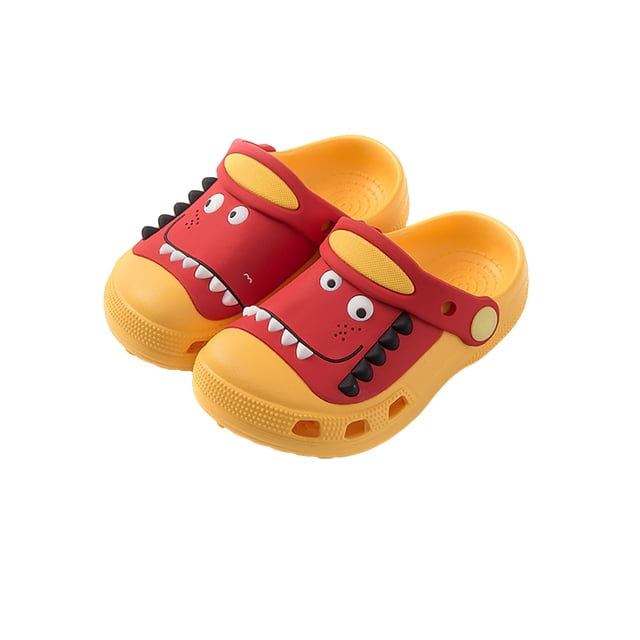 Zuecos De Dinosaurio Para Niños Zuecos De Jardín De Dibujos Animados Para Niños Zapatillas De Verano Transpirables Yuarrent AP006706-08