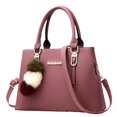 thumbnail image 4 of Bolso de mujer de mediana edad, de otoño e invierno, de piel suave, sencillo, de tamaño mediano, para madre, bolso de hombro que combina con todo, bolso cruzado, 4 of 6