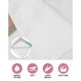 thumbnail image 6 of Turquoise Grey Stripe Kitchen Dish Towels for Drying Dishes Set of 2, Modern Art Horizontal Striped Waffle Weave Microfiber Hand Tea Bathroom Towels Quick Dry & Absorbent Towel 12x12, 6 of 7