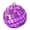 Purple, variant on EazyTech Glass Mirror Reflective Balls for Photography Props, Wedding, Cake Decoration, Christmas Ornaments, 1.2" Foam Decorative Sphere with Hanging Loop