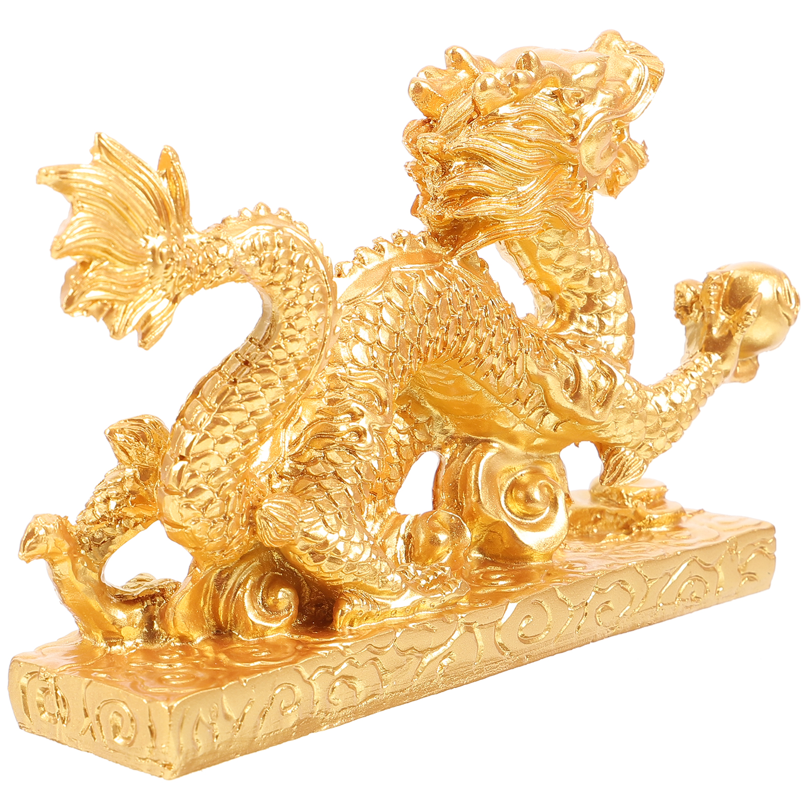 fvituve Feng Shui Dragon Statue 2024 Chinese Zodiac Dragon Figurines
