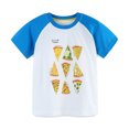 thumbnail image 2 of Tdoqot Toddler Boys Graphic T Shirts- Cotton Cute Short Sleeve Crewneck Kids Summer Clothes White Size 6T, 2 of 5