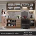thumbnail image 3 of Cocina Integral Modular Luna Madesa 240cm con Acessorios MM, 3 of 6