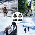 thumbnail image 5 of 10-Spike Flexible Ice Cleats for Women Men Shoes Boots Universal Non Slip Footwear for Hiking Walking, 5 of 6