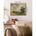 thumbnail image 5 of Drsoum Vintage Landscape Wall Art 11x14in Natural Framed Rustic Retro Nature Scenery Prints Farmhouse Classic Decorations for Living Room Bedroom, 5 of 6