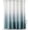 Gradient Blue, variant on Brown Black Leaf Ombre Shower Curtain - Modern Watercolor Botanical Fabric, Includes Hooks (36" W x 70 H), Perfect for Nature-Lovers' Bathrooms, Adds an Elegant and Artistic Feel