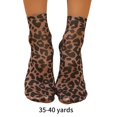 thumbnail image 5 of ZELVINN 2 Pairs Leopard & Floral Print Ankle Socks for Women Lightweight Breathable Sheer Mesh Sock, 5 of 12