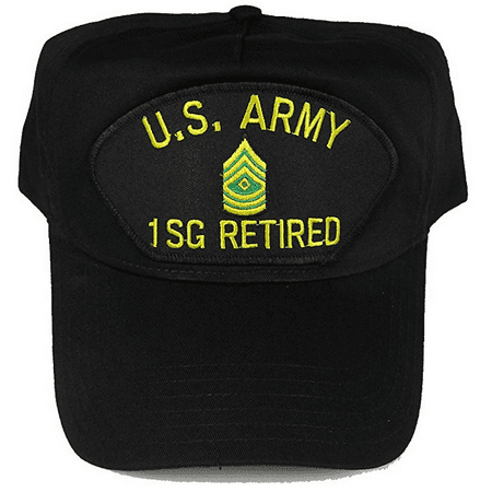 - US ARMY RETIRED 1SG FIRST SERGEANT E-8 TOP RANK HAT CAP NCO NON COMMISSIONED