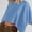Dark blue, variant on Women's Sleeve Crewneck T Shirts Loose Casual Summer Tops Comfy Basic Tees