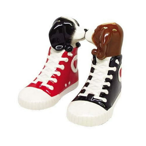 Pacific Giftware High Top Pups Attractives Salt Pepper Shaker Made of Ceramic