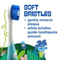 thumbnail image 3 of Cepillo de dientes GUM Monsterz Jr cerdas suaves con ventosa, paquete de 6, 3 of 7