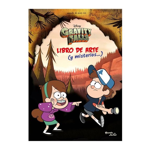 Gravity Falls Libro de Arte y Misterios Disney Planeta Junior