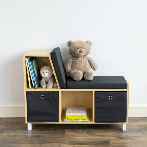 Humble Crew Toddler Book Nook, Natural/Black/White/Grey