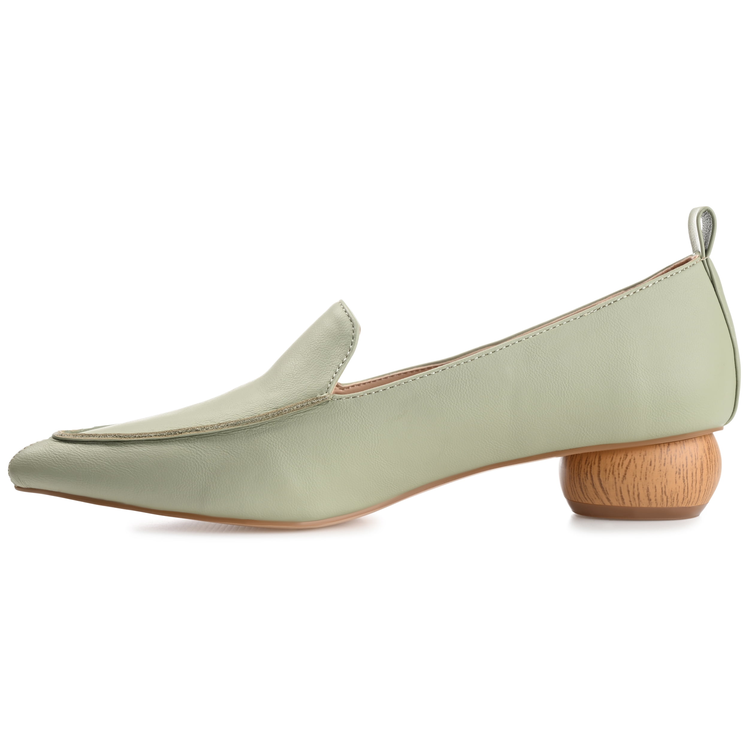Journee Womens Maggs Loafer Pointed Toe Slip On Flats, Widths Available