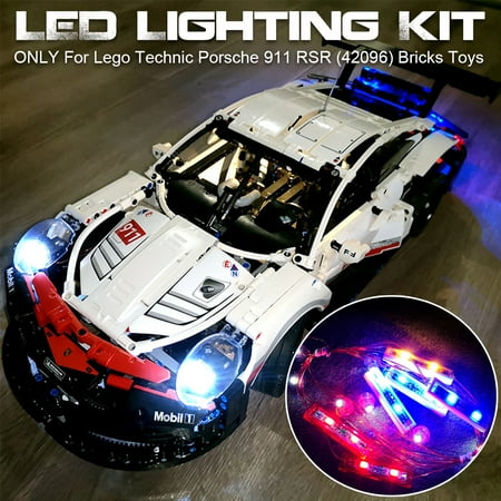 ONLY For Lego Technic 911 RSR (42096) Bricks Toys LED Light Kit