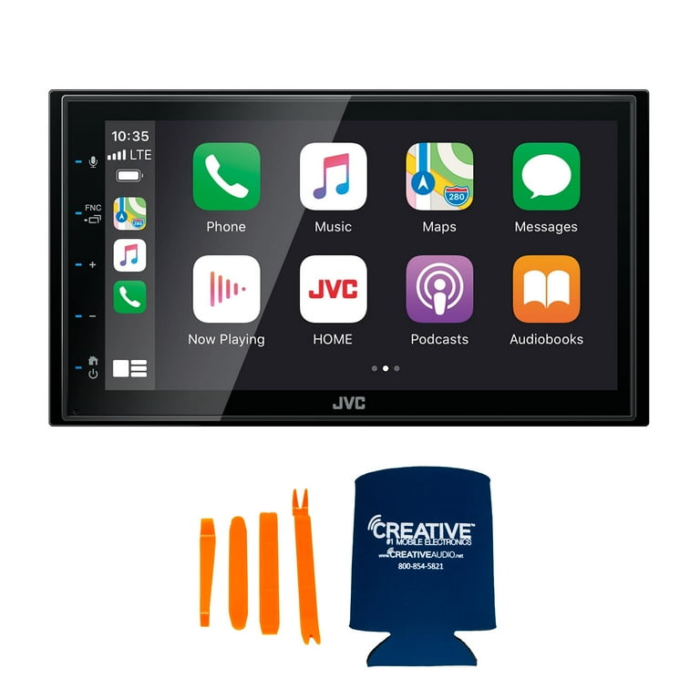 JVC KWM785BW Double DIN Shallow Chasis Receiver, 53 OFF