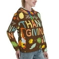 thumbnail image 6 of Haiem Happy Thanksgiving With Gnome for Women's Fashion Hoodies & Sweatshirts with Kangaroo Pocket,Hooded Sweatshirt with Eye-catching Drawstrings-Large, 6 of 7