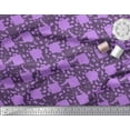 thumbnail image 2 of Soimoi Rayon Fabric Check & Animal Skin Print Fabric by Yard 42 Inch Wide, 2 of 3