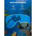 thumbnail image 7 of AKASO Adult Snorkeling Combo - Mask and Snorkel Included (Green), 7 of 7