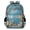 Beige, variant on Sugar Skull Travel Backpack for Adults, Multi-Functional Casual Daypack with Adjustable Shoulder Straps, Purple Floral Day of the Dead Calavera Laptop Bag for Work Outdoor