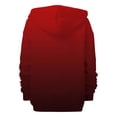 thumbnail image 4 of ManxiVoo Women's Oversized Pocket Zipper Hooded Jacket Long Sleeve Track Style Casual Top M Size Red, 4 of 7