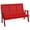 Bright Red, variant on Keystone Amish Co. Salem Poly Composite Garden Bench, 4-Foot, Tropical Lime