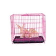 thumbnail image 3 of OULII Cages Puppy Iron Pink Folding Design for Training 1Pcs, 3 of 8