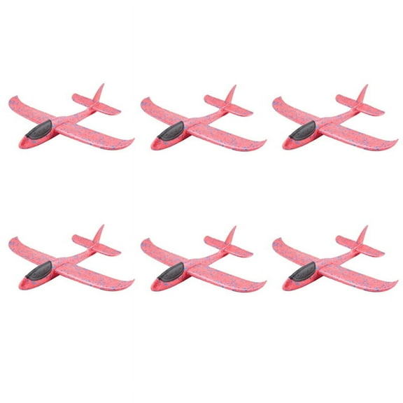 6Pcs EPP Foam Hand Throw Airplane Outdoor Launch Glider Plane Kids Gift Toy 34.5 x 32 x 7.8cm Interesting Toys
