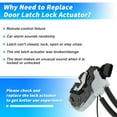 thumbnail image 6 of Unique Bargains No.80500-4RA0A Front Right Power Door Latch Lock Actuator for Nissan Maxima 2016-2023 3.5L No.80500-4RA0B/80500-4RA1E Front Passenger Side Door Lock Actuator Motor Door Latch Assy, 6 of 7