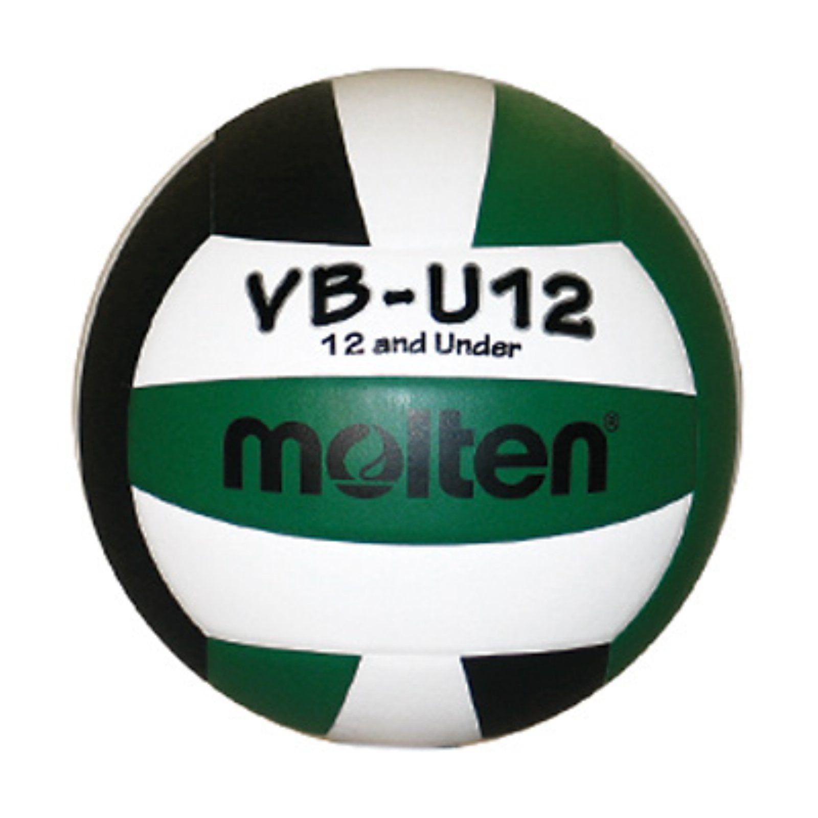 Molten VBU12 Light Volleyball, Green/Black/White, 12 & under Walmart