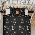thumbnail image 3 of Schnauzer Dog Duvet Cover and Pillowcase Set for Single Bedding, Bedroom Accessories for Kids Teens, 3 of 5