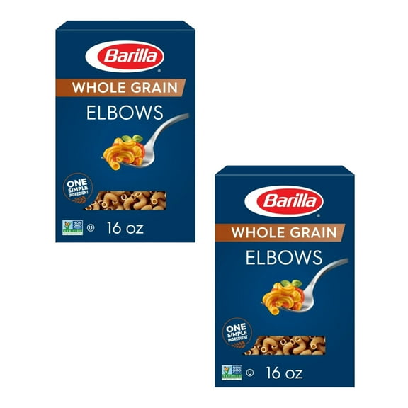 ( 2 Pack ) Barilla Whole Grain Elbows Pasta 16 Oz. Box