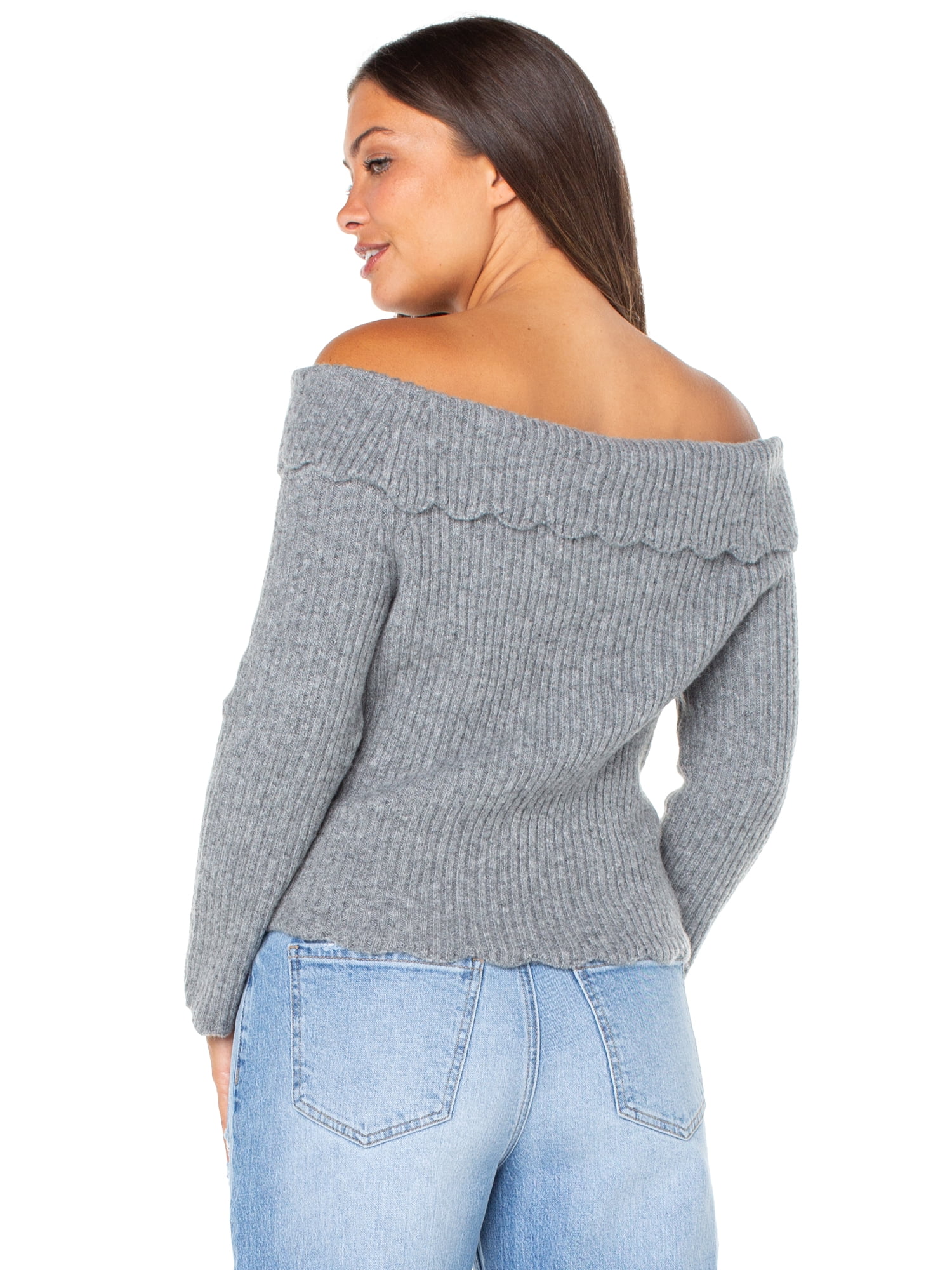 Celebrity Pink Off Shoulder Sweater