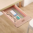 thumbnail image 5 of kiskick Under Table Drawer Organizer: Hidden Expandable ABS Drawer with Self-adhesive Feature for Office Use, 5 of 8