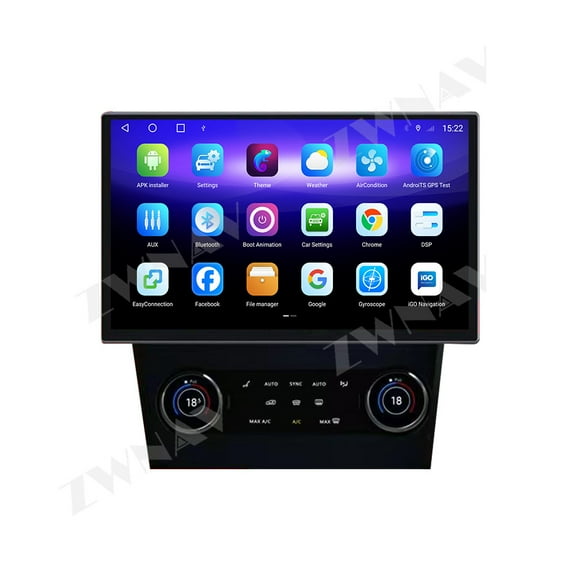 ZWNAV Lecteur radio de Voiture 13,3 Pouces pour Ford Mustang GT 2009-2015 Unité Principale Android IPS Écran Tactile Lecteur Multimédia GPS navigation Voiture