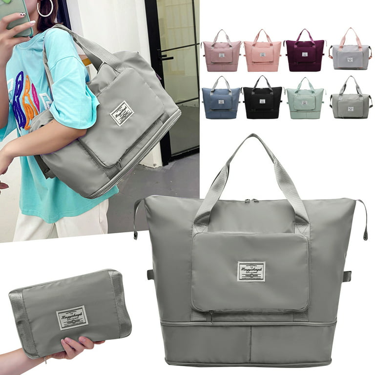 Foldable Travel Duffel Bag, Large Capacity Folding Bag, Travel Lightweight  Waterproof Bag
