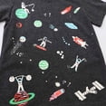 thumbnail image 5 of Lopecy-Sta Toddler Boy Glow in The Dark Shirt Kids Cartoon Sharks Short Sleeve T-Shirt Tops for 1-7 Years, 5 of 9
