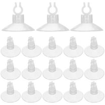 Unbranded Clear Suction Cup Clips for Hanging Holiday String Lights Multi Strong Adhesion Plastic 20pcs