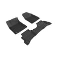 thumbnail image 1 of Convient 2017-2022 Hyundai Ioniq Tapis 3D Doublure de Sol L1HY07801509 MAXpider; Ajustement Personnalisé; Bord Surélevé; Noir; Texture en Caoutchouc Thermoplastique en Fibre de Carbone; 3 Pcs, 1 of 4