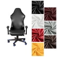 thumbnail image 3 of Housse de Chaise en PU Élastique Imperméable et Résistante aux Égratignures avec Protection Anti-Égratignures de Chat - Design Moderne Minimaliste Uni Rouge Vin pour Fauteuils de Bureau, de Jeu Ou de Café - Ajustement Serré Sécuritaire, Facile à, 3 of 6