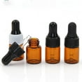 thumbnail image 3 of stanreset Mini Durable Pipette 3ml Aromatherapy Amber Glass Refillable Empty Dropper Essential Makeup Transparent Oil Perfume 2ml, 3 of 6